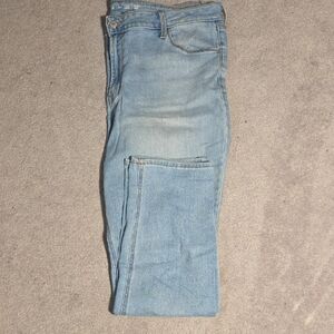 Lightwash High Rise Straight Jeans